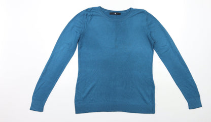 Womens UK Size 10 Very Blue Pullover Jumper