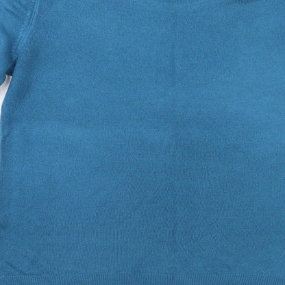 Womens UK Size 10 Very Blue Pullover Jumper