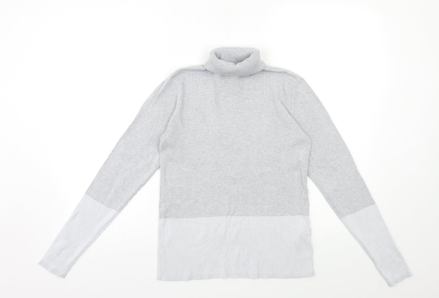 Debenhams Womens Grey  Knit Pullover Jumper Size 10