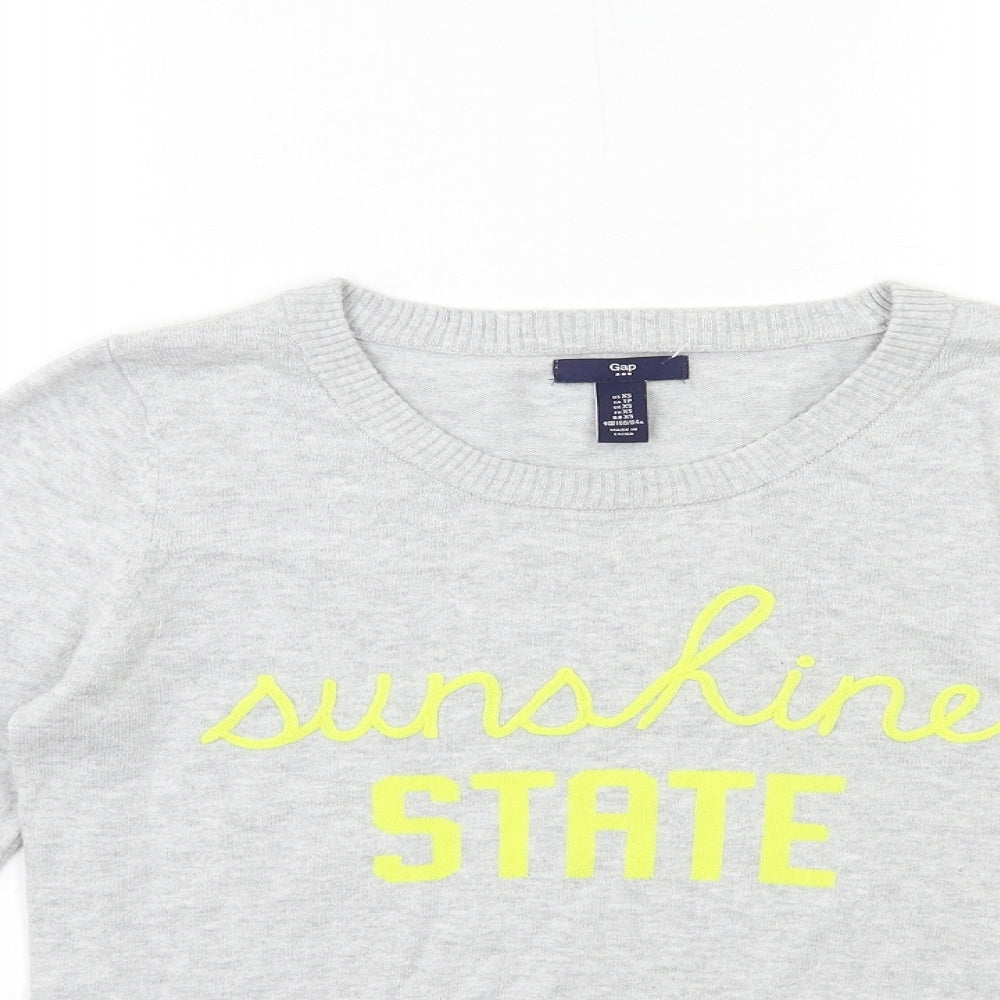 Gap Womens Grey  Knit Pullover Jumper Size XS