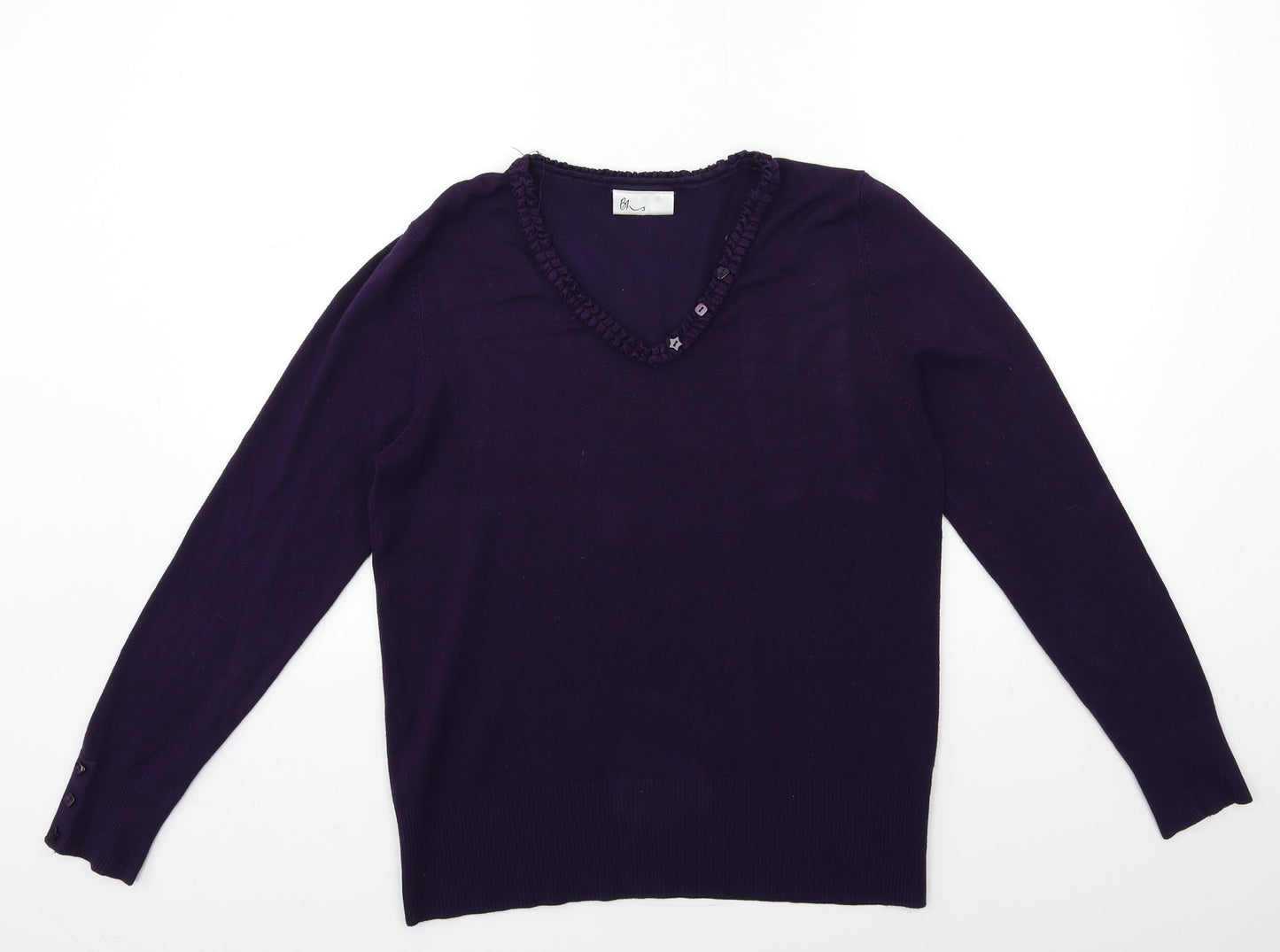 Womens UK Size 14 BHS Purple Pullover Jumper
