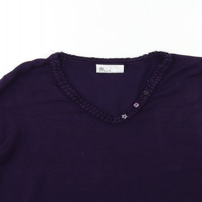 Womens UK Size 14 BHS Purple Pullover Jumper