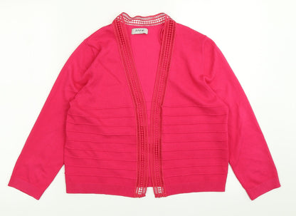 Womens UK Size 12 Soon Pink Cardigan Jumper