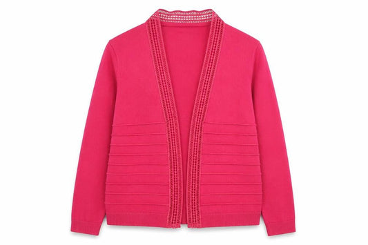 Womens UK Size 12 Soon Pink Cardigan Jumper