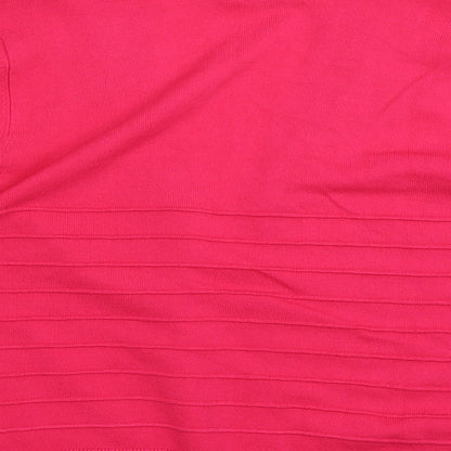 Womens UK Size 12 Soon Pink Cardigan Jumper