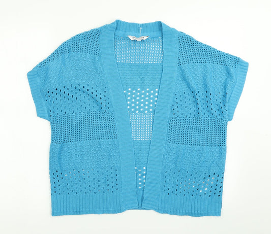 Womens UK Size 16 The Collection Blue Cardigan Jumper