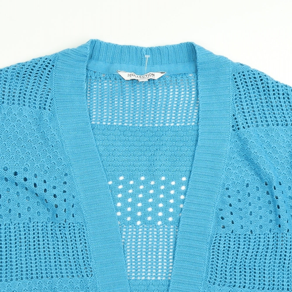 Womens UK Size 16 The Collection Blue Cardigan Jumper
