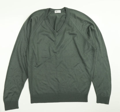BHS Mens Green  Knit Pullover Jumper Size S