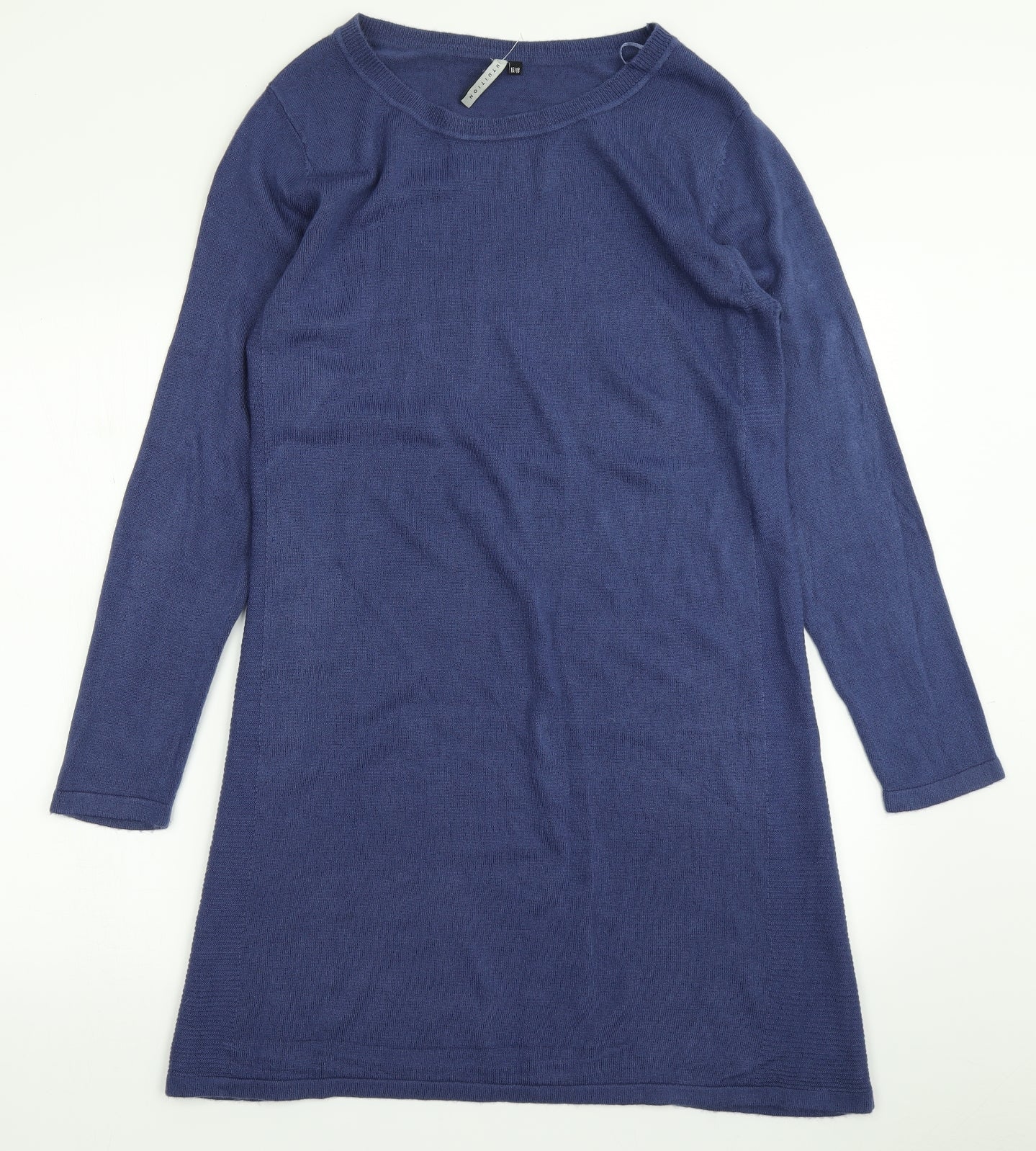 Intuition Womens Blue  Knit Fit & Flare  Size 16