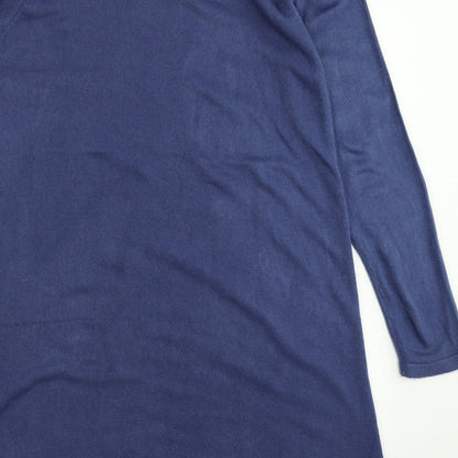 Intuition Womens Blue  Knit Fit & Flare  Size 16