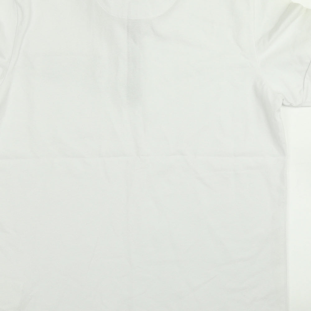 Celio Mens White    Polo Size L