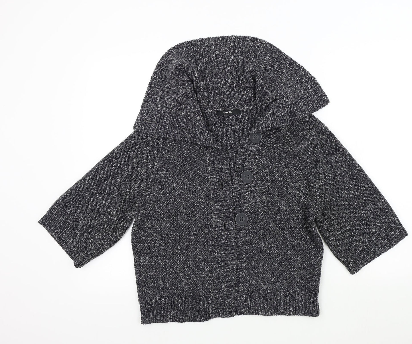 George Womens Grey   Cape Jumper Size 12