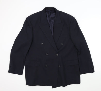 M&S Mens Blue   Jacket Blazer Size 42