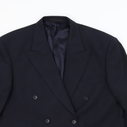 M&S Mens Blue   Jacket Blazer Size 42