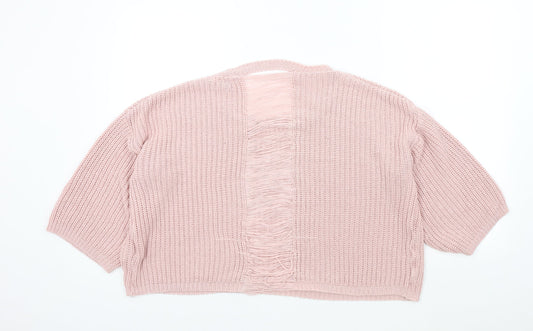 Womens UK Size L New Look Pink Pullover Jumper