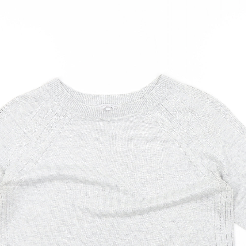 Womens UK Size 10 NEXT Grey Pullover Jumper