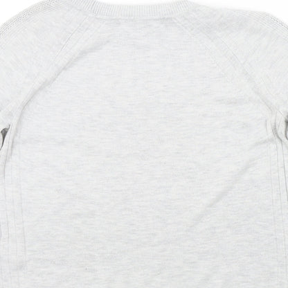 Womens UK Size 10 NEXT Grey Pullover Jumper
