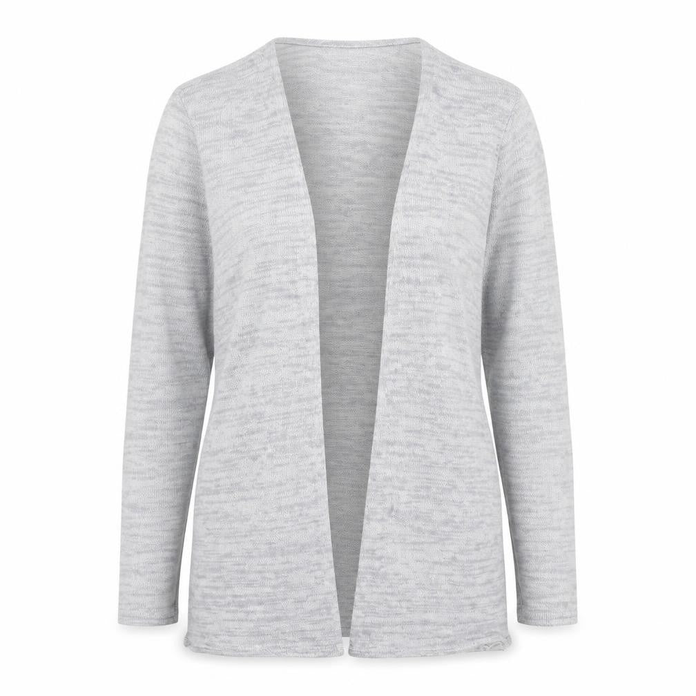 Womens UK Size S Preworn Grey Cardigan Jumper