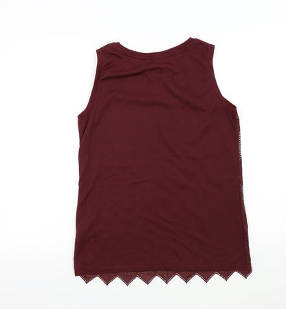 Dorothy Perkins Womens Red   Basic T-Shirt Size 12