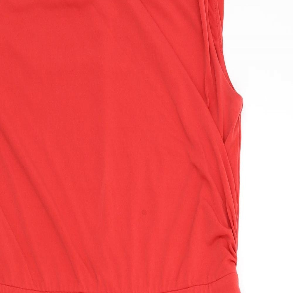 Coast Womens Orange Colourblock  A-Line  Size 12