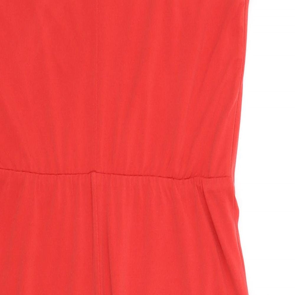 Coast Womens Orange Colourblock  A-Line  Size 12