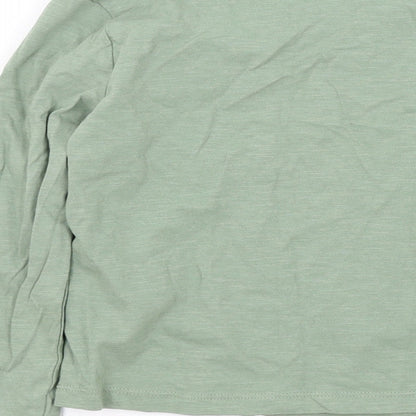 TU Girls Green Colourblock  Basic T-Shirt Size 6 Years