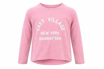 Next Girls Pink Colourblock  Pullover Jumper Size 5 Years