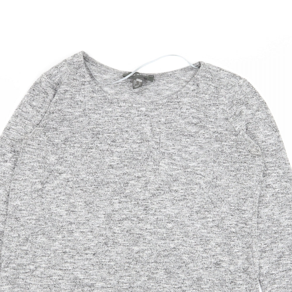 Primark Womens Grey   Basic T-Shirt Size 6