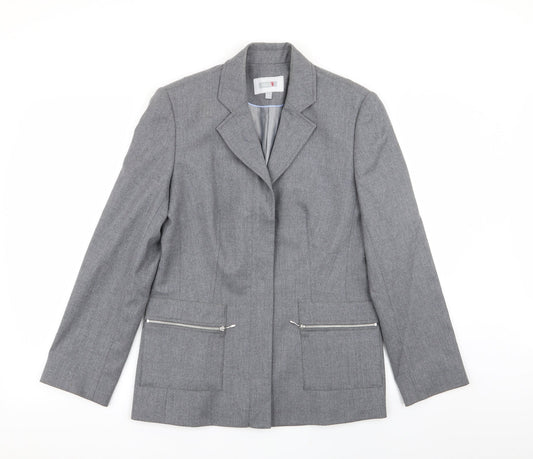 NEXT Womens Grey   Jacket Blazer Size 12