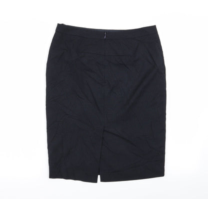 NEXT Womens Blue Striped  A-Line Skirt Size 10