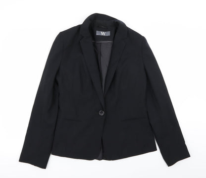 BHS Womens Black   Jacket Blazer Size 12