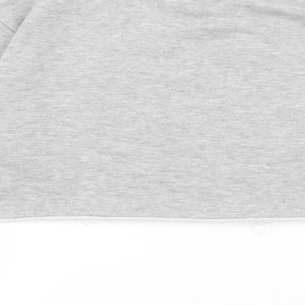 Boohoo Womens Grey   Pullover Jumper Size 12  - crop jumper