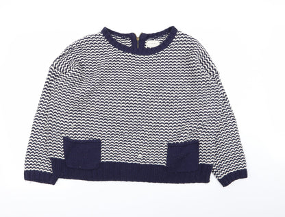 Womens UK Size 16 New Look Multicoloured Pullover Jumper