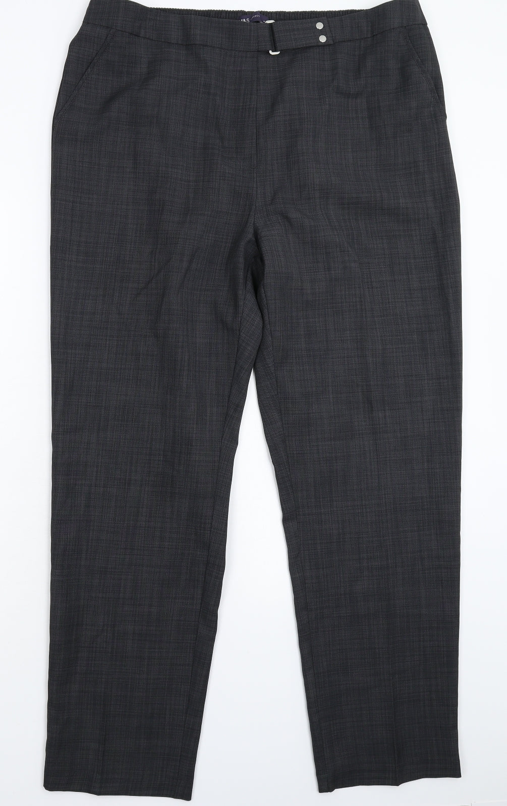 Marks and Spencer Mens Grey   Dress Pants Trousers Size 18 L30 in