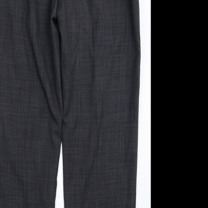 Marks and Spencer Mens Grey   Dress Pants Trousers Size 18 L30 in