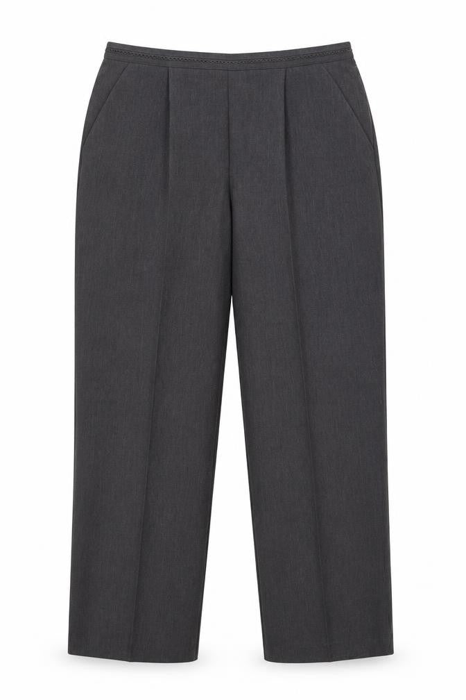 Bonmarché Womens Grey Trousers Size 18 L28 in