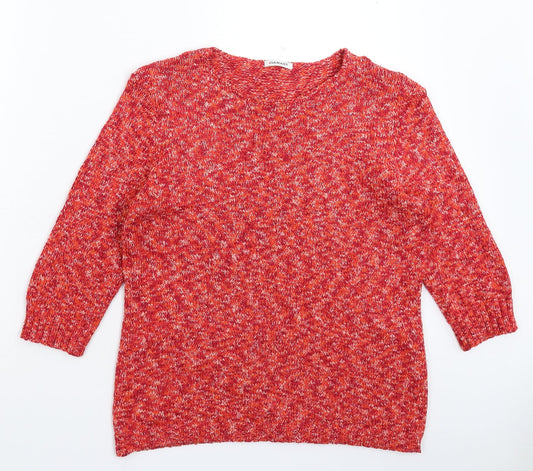 Damart Womens Pink  Knit Pullover Jumper Size 12