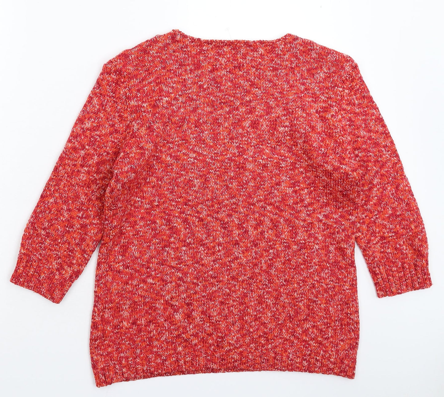 Damart Womens Pink  Knit Pullover Jumper Size 12