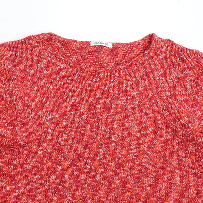 Damart Womens Pink  Knit Pullover Jumper Size 12