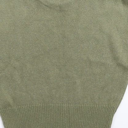 Womens UK Size S Nasty Gal Green Vest Jumper