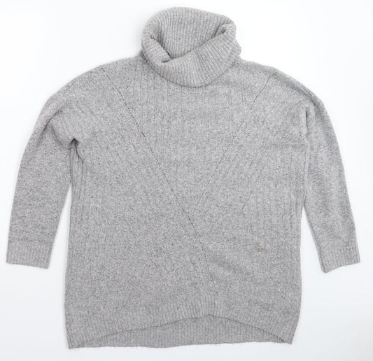 Womens UK Size 8 Marks and Spencer Grey Pullover Jumper
