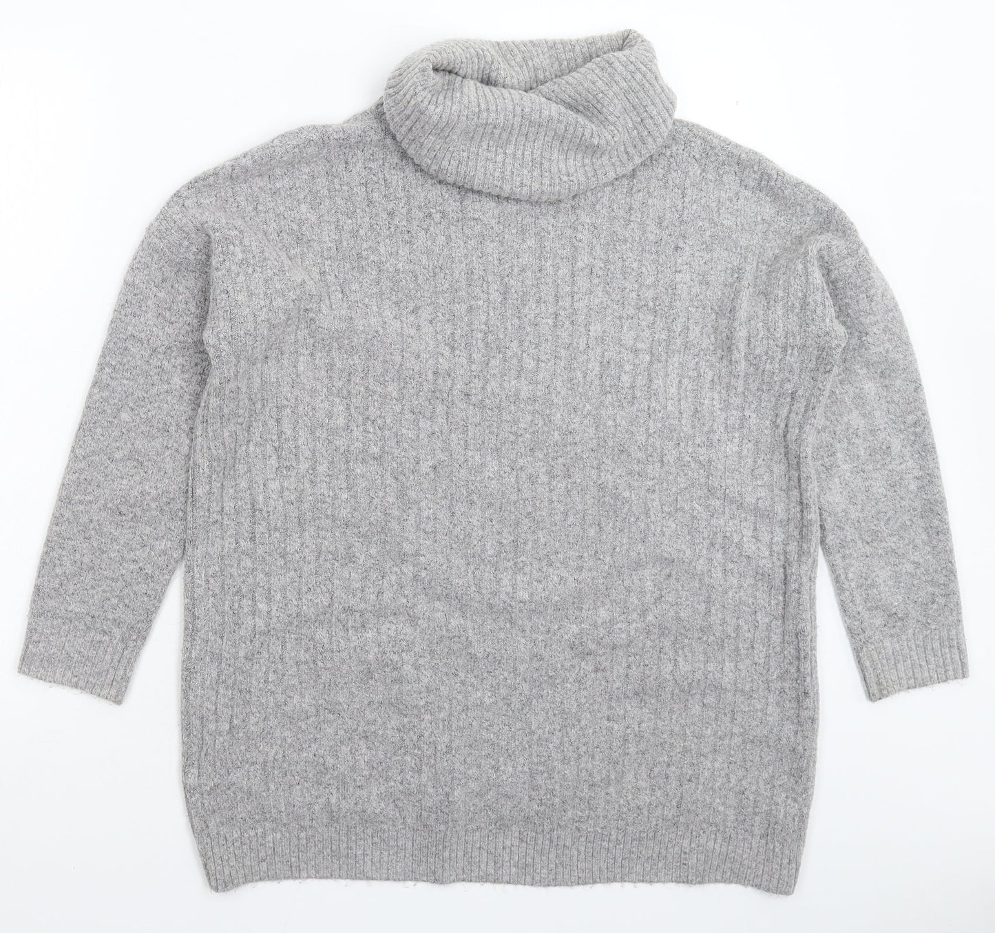 Womens UK Size 8 Marks and Spencer Grey Pullover Jumper