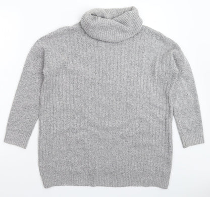 Womens UK Size 8 Marks and Spencer Grey Pullover Jumper