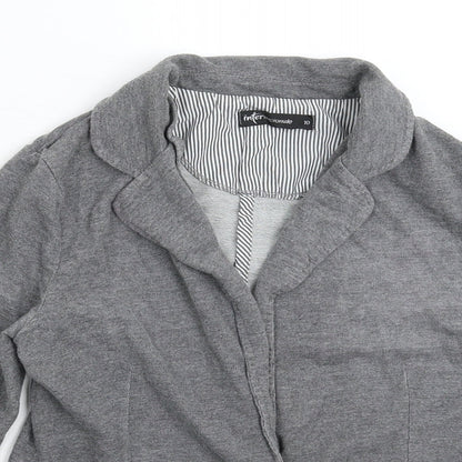 Internac Womens Grey   Jacket Blazer Size 10