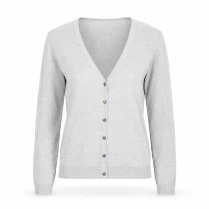 Metropolis Womens Grey  Knit Cardigan Jumper Size L
