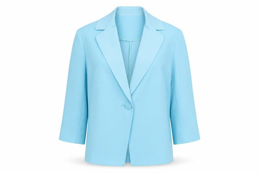 Womens UK Size 12 Libra Regular Blue Suit Jacket