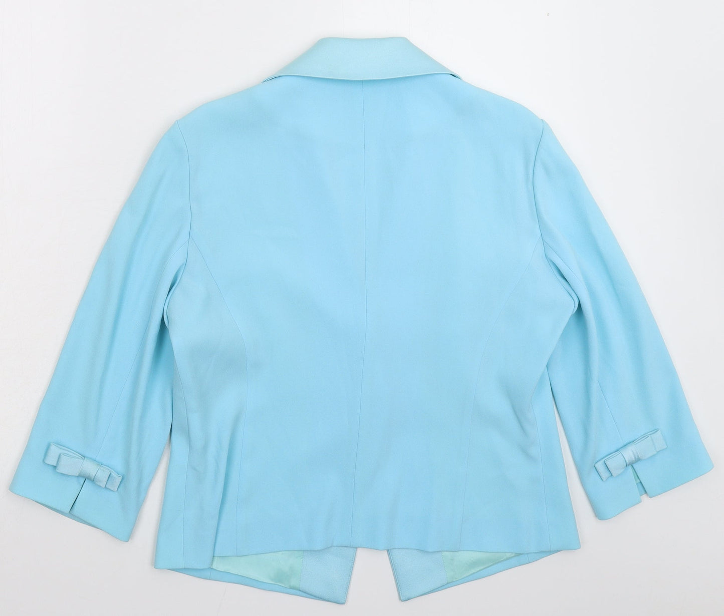 Womens UK Size 12 Libra Regular Blue Suit Jacket