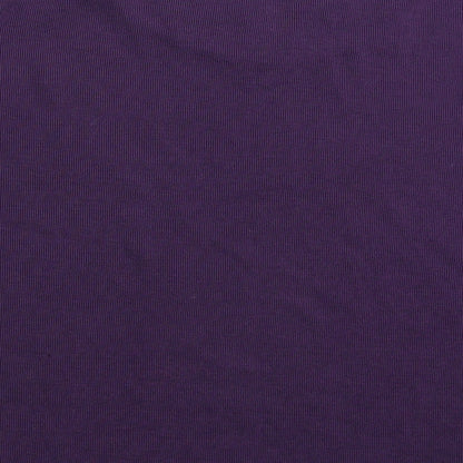 Womens UK Size L BM Purple Basic T-Shirt