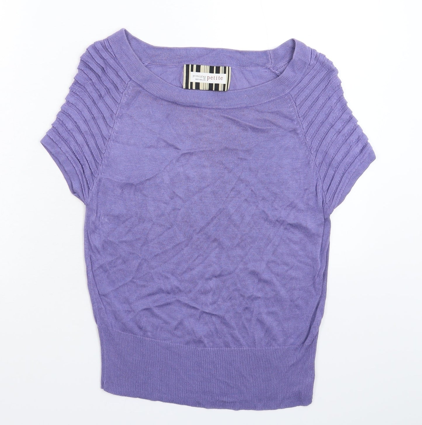 Womens UK Size M Principles Purple Pullover Jumper