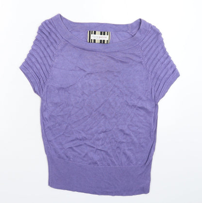 Womens UK Size M Principles Purple Pullover Jumper